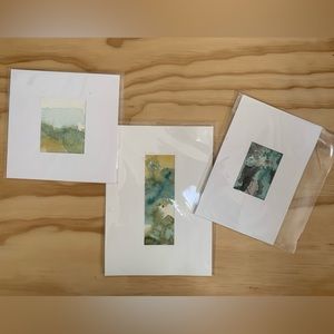 Original abstract watercolor paintings